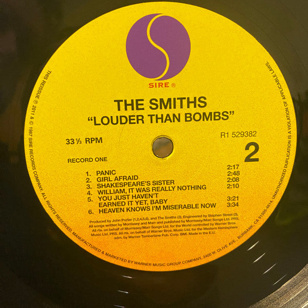 The Smiths : Louder Than Bombs (2xLP, Comp, RE, RM, 180)