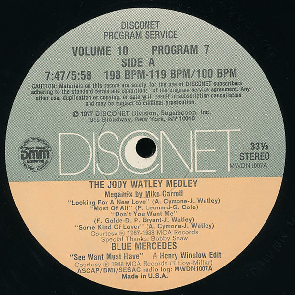 Various : Volume 10 Program 7 (2x12", Comp)