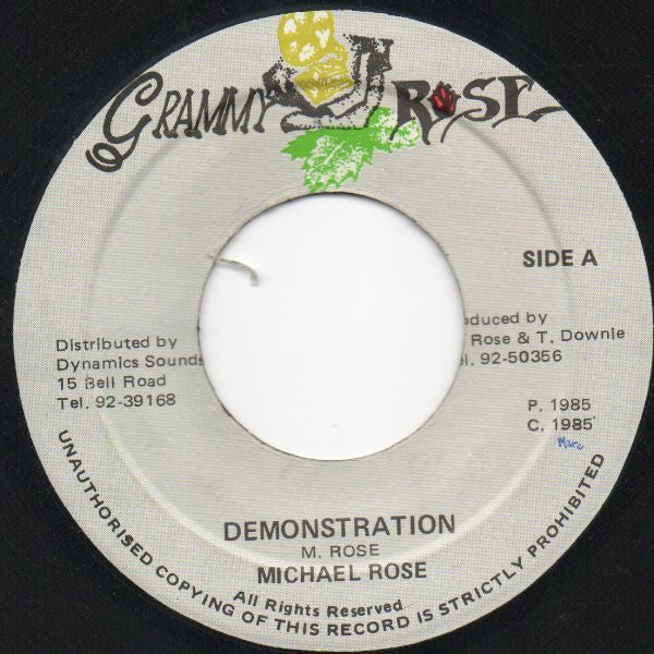 Michael Rose / Body Snatcher (2) : Demonstration / Big Mac (7", Single)