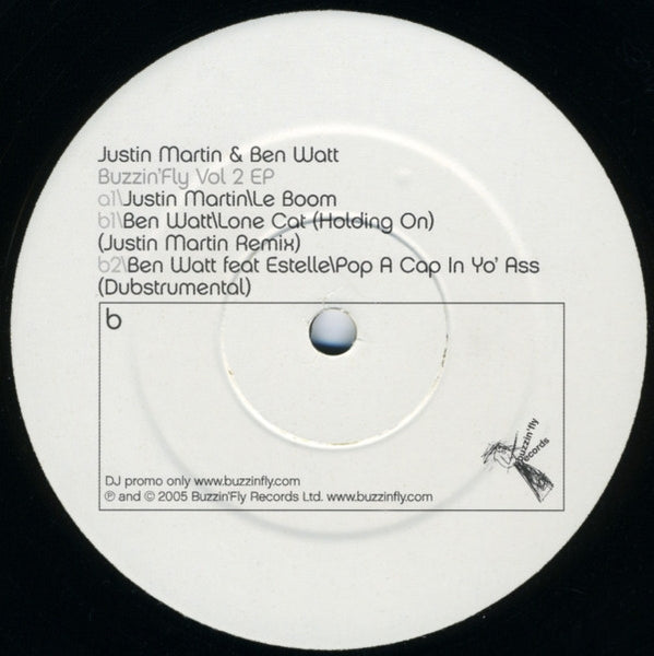 Justin Martin & Ben Watt : Buzzin' Fly Volume 2 EP (12", EP, Promo)