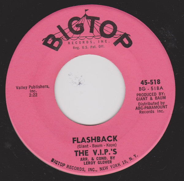 The V.I.P.'s (3) : Flashback / You Pulled A Fast One (7", Single)