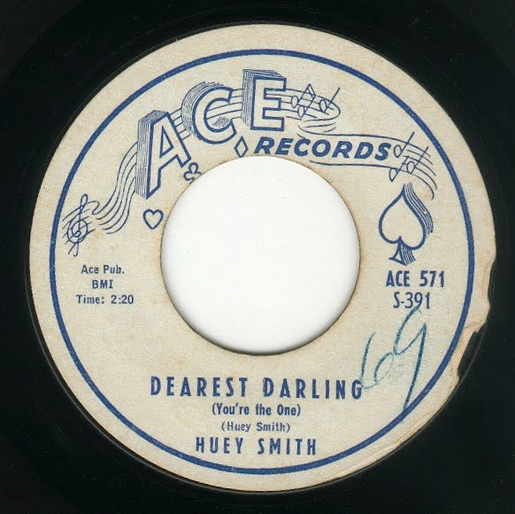 Huey "Piano" Smith : Dearest Darling / Tu-Ber-Cu-Lucas And The Sinus Blues (7", Single, Styrene)
