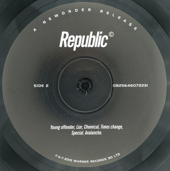 NewOrder* : Republic (LP, Album, RE, RM, 180)