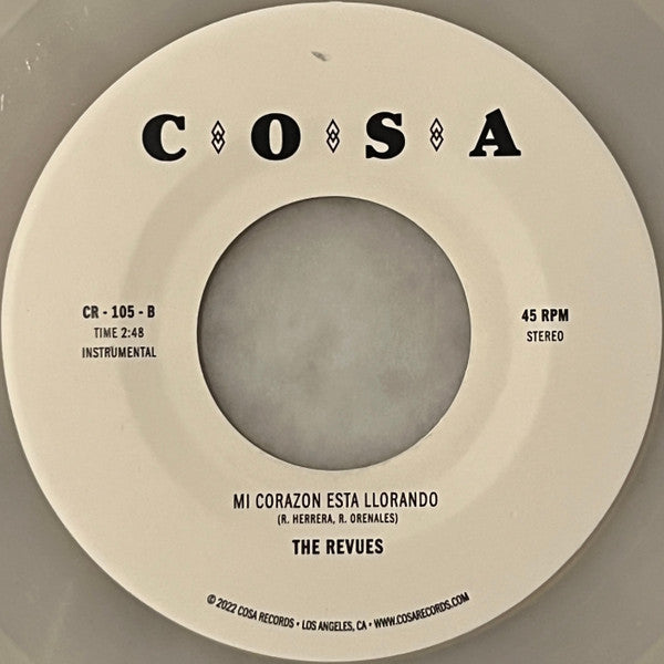 The Revues : Mi Corazon Esta Llorando (7", Single, Opa)