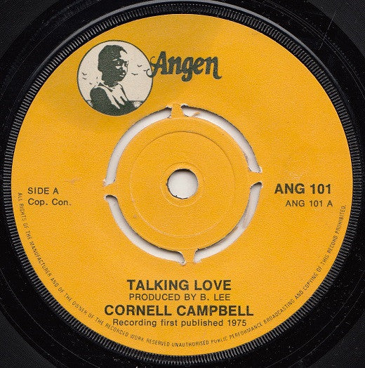 Cornell Campbell : Talking Love (7", Single, 4-p)