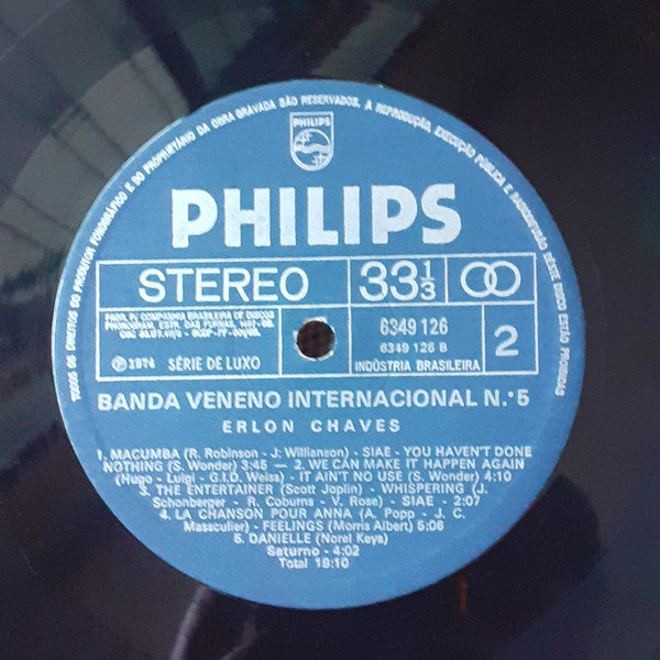 Erlon Chaves E Sua Banda Veneno : Banda Veneno Internacional Vol.5 (LP, Album)