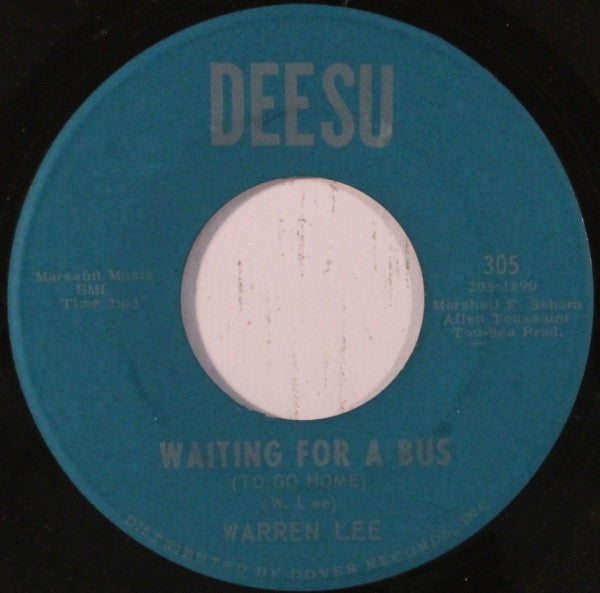 Warren Lee : Waiting For A Bus (To Go Home) / Star Revue (7", Single)