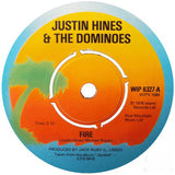 Justin Hinds & The Dominoes : Fire / Natty Take Over (7")