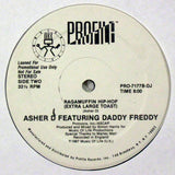 Asher D & Daddy Freddy : Ragamuffin Hip-Hop (12", Promo)