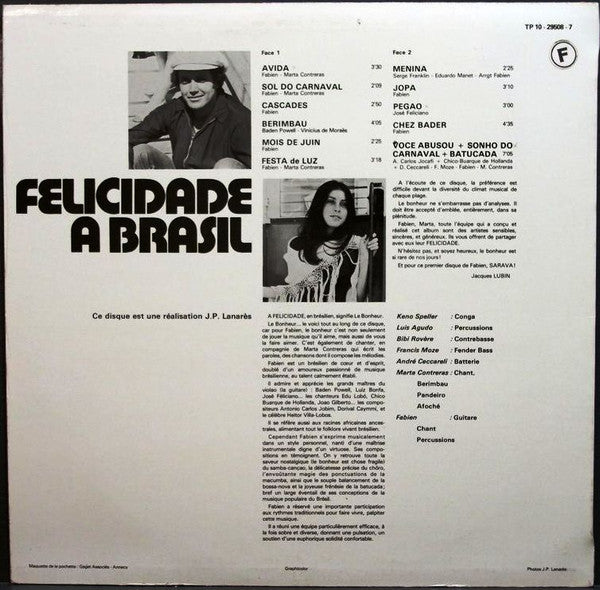 Felicidade A Brasil : A Felicidade (LP, Album)
