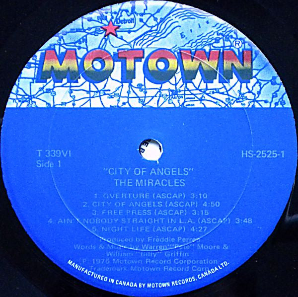 The Miracles : City Of Angels (LP)