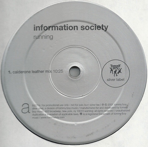 Information Society : Running (2x12", Promo)
