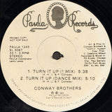 The Conway Brothers : Turn It Up (12", Promo)