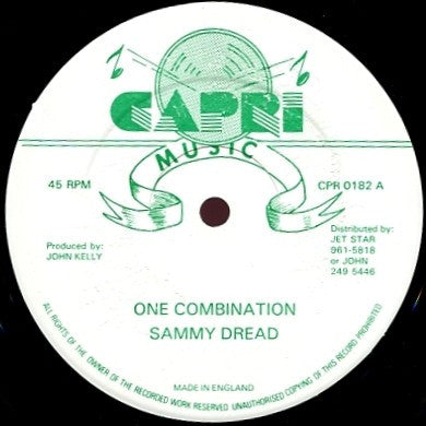 Sammy Dread : One Combination (12")