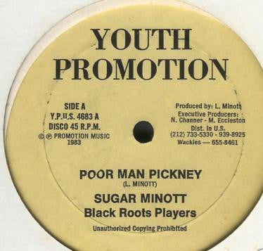 Sugar Minott / Mr. Fagan And Black Roots Players : Poor Man Pickney / Mr. Fagan In Fashion (12")