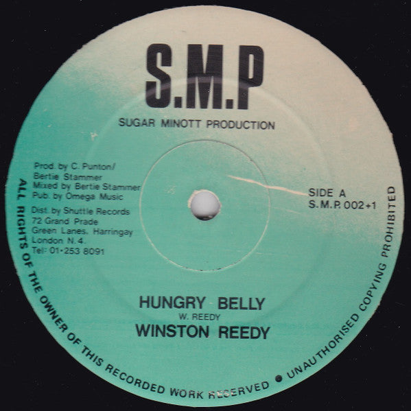 Winston Reedy : Hungry Belly (12", Single)