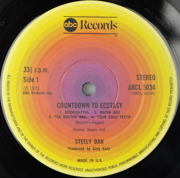 Steely Dan : Countdown To Ecstasy (LP, Album, RE)