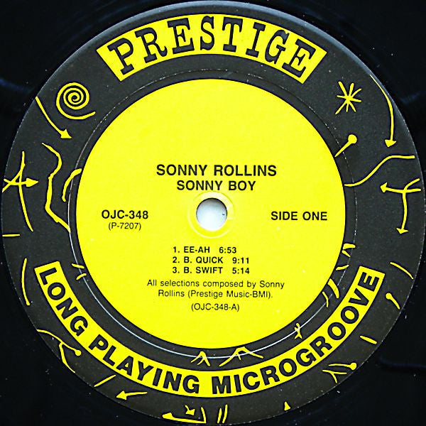 Sonny Rollins : Sonny Boy (LP, Album, RE, RM)