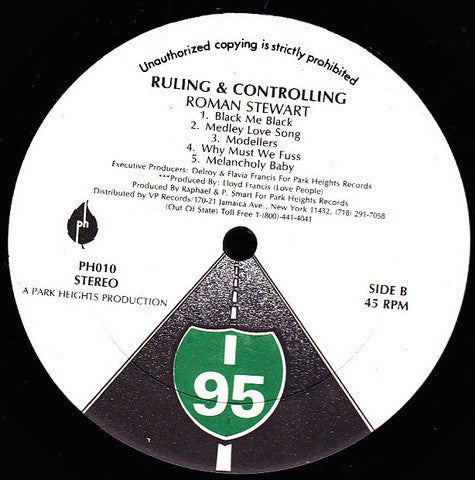 Roman Stewart : Ruling & Controlling (LP, Album)