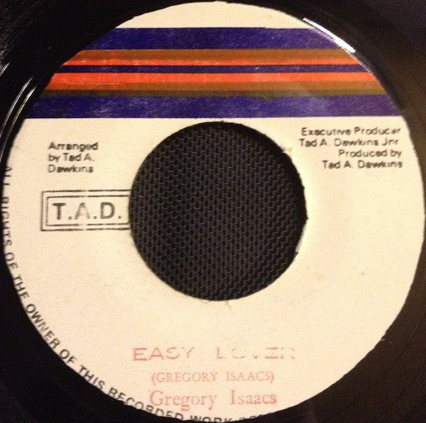 Gregory Isaacs : Easy Lover (7")