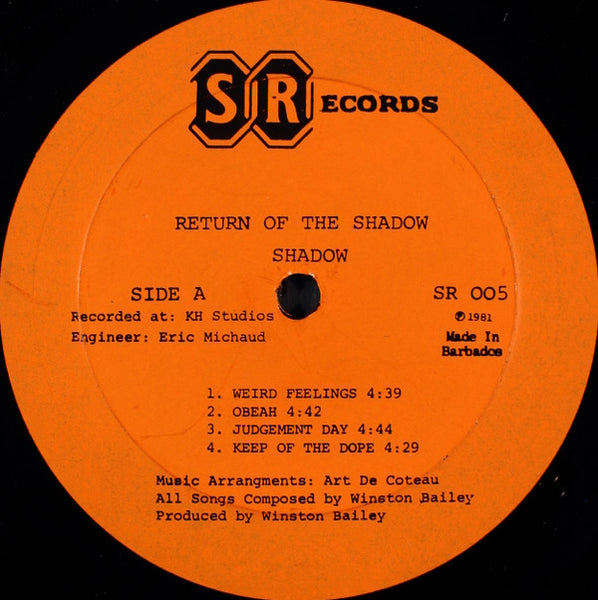 Shadow (11) : Return Of The Shadow (LP, Album)