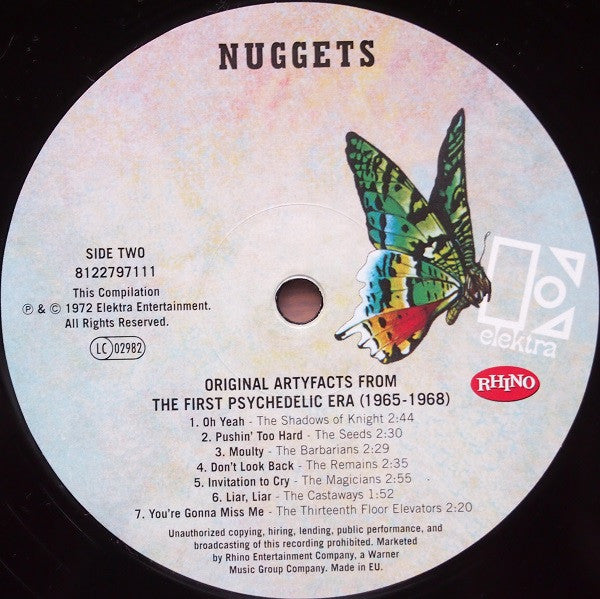 Various : Nuggets: Original Artyfacts From The First Psychedelic Era 1965-1968 (2xLP, Comp, RE, 180)