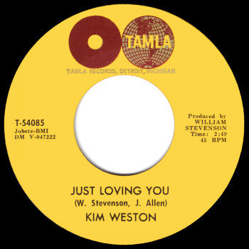Kim Weston : Just Loving You / Another Train Coming (7", Single, ARP)