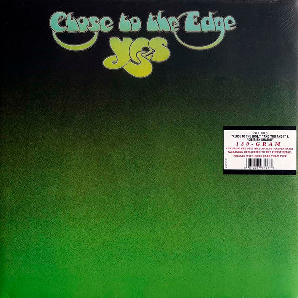 Yes : Close To The Edge (LP, Album, RE, Gat)