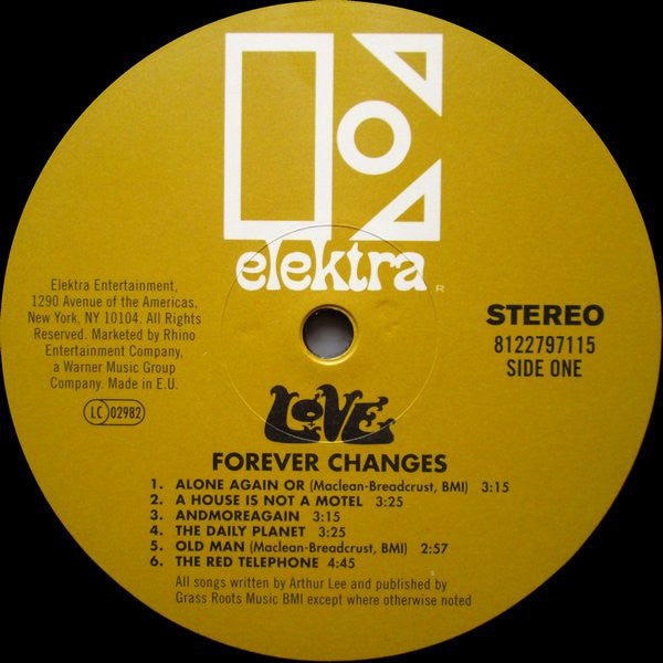 Love : Forever Changes (LP, Album, RE, 180)