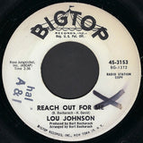 Lou Johnson : Reach Out For Me (7", Single, Promo)