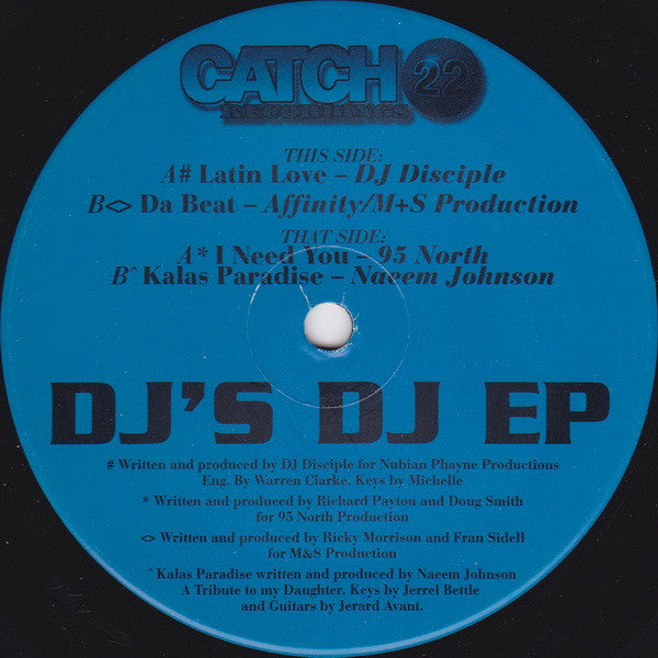 Various : DJ's DJ EP (12", EP)
