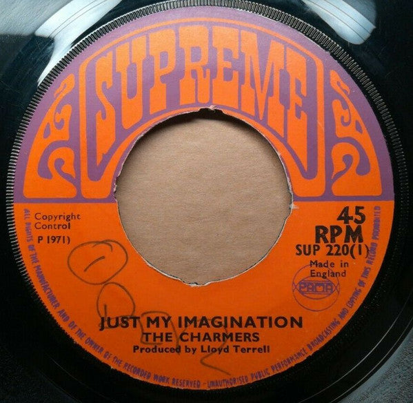 The Charmers : Just My Imagination (7", Single, Pus)