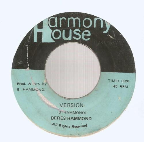 Beres Hammond : All Because I'm Lonely (7")