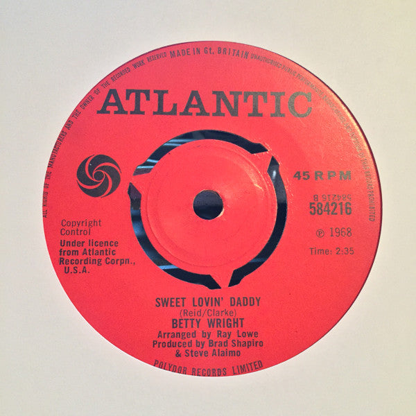 Betty Wright : Girls Can't Do What The Guys Do (7", Single)