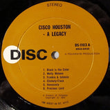 Cisco Houston : Cisco Houston - A Legacy (LP, Comp)