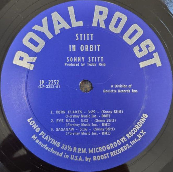 Sonny Stitt : Stitt In Orbit (LP, Album, Mono)
