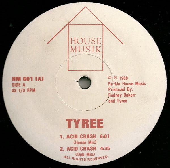 Tyree Cooper / Trilogy : Acid Crash / Red Hot (12", Unofficial)