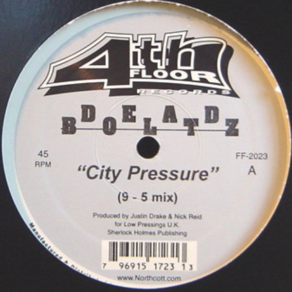 Dead Boltz : City Pressure (12")