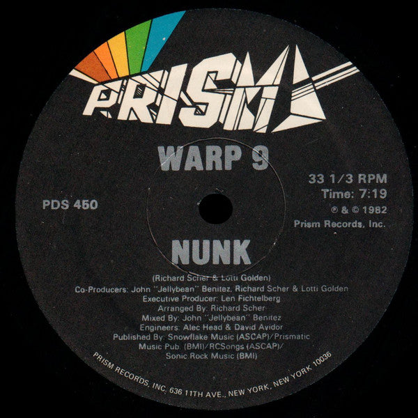Warp 9 : Nunk (12")