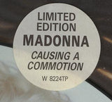Madonna : Causing A Commotion (Silver Screen MIx) (12", Single, Ltd, Pic)