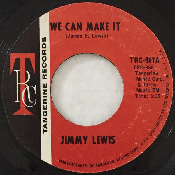 Jimmy Lewis : We Can Make It / Two Women (7")