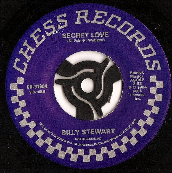 Billy Stewart : Summertime / Secret Love (7", Single, RE)