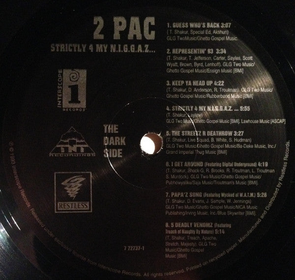 2Pac : Strictly 4 My N.I.G.G.A.Z... (LP, Album)