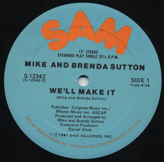 Mike & Brenda Sutton : We'll Make It (12")