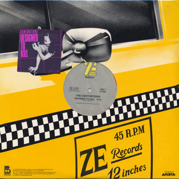 The Contortions : Designed To Kill / Throw Me Away (12")