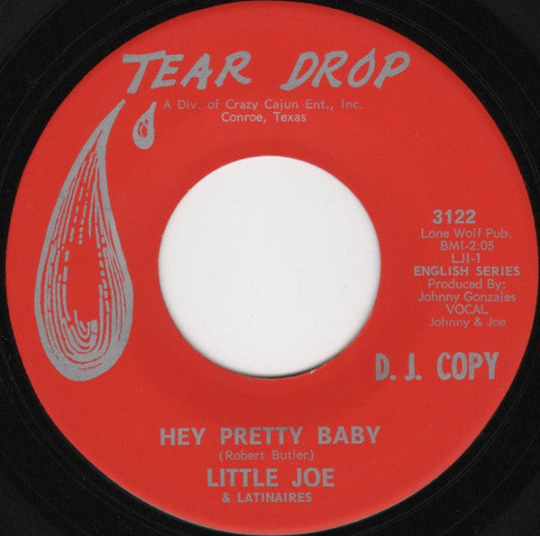 Little Joe & The Latinaires : Hey Pretty Baby / Don't Look Back (7", Promo)