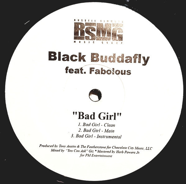 Black Buddafly : Bad Girl (12")