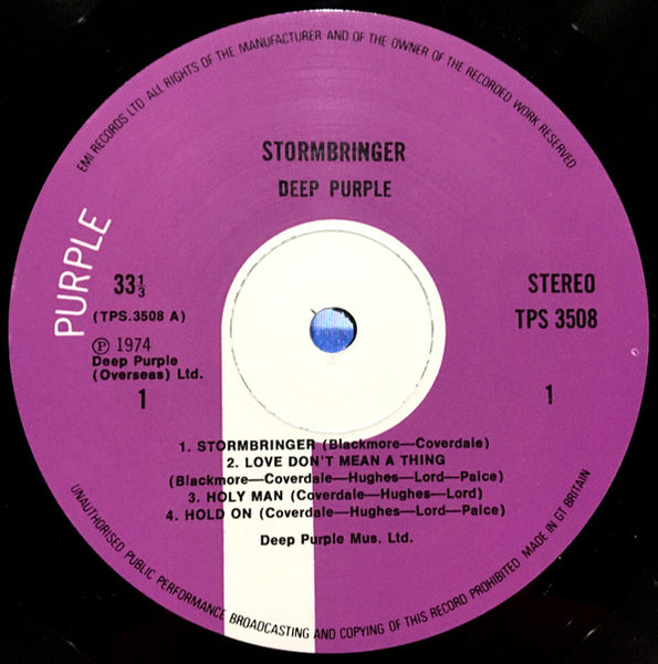 Deep Purple : Stormbringer (LP, Album)