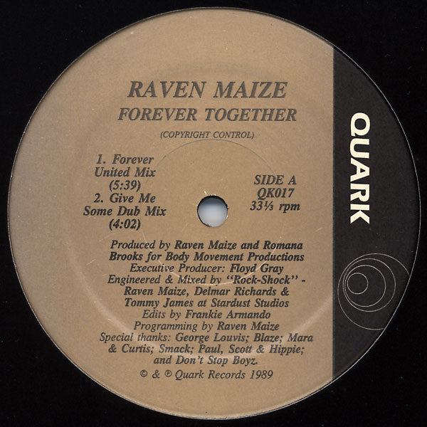 Raven Maize : Forever Together (12")