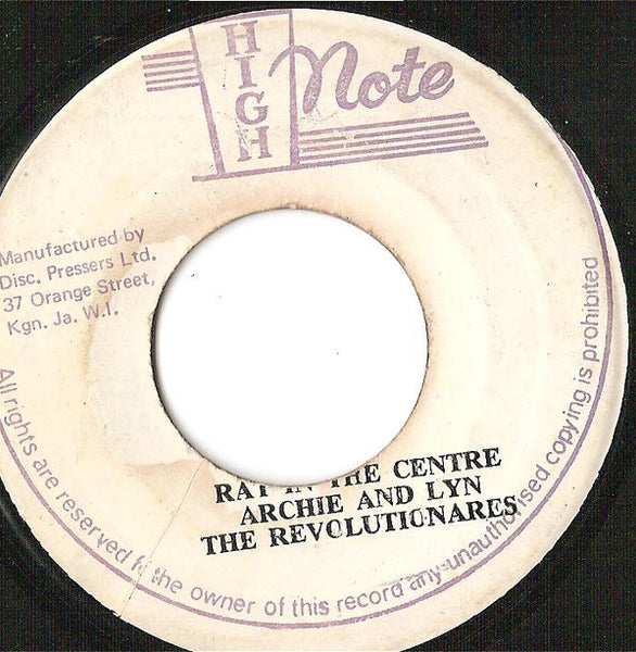Archie & Lyn : Rat In The Centre (7")